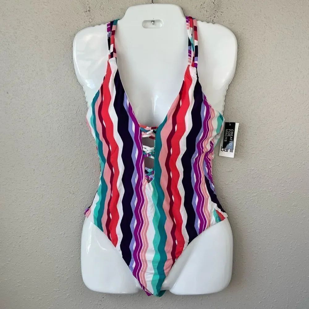 NWT Bar III One Piece Swim Suit Size S